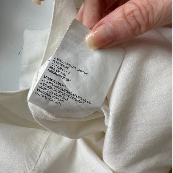 NWT Club Monaco Creme Emberlynn Linen Blend Jumpsuit 0 - Picture 10 of 16